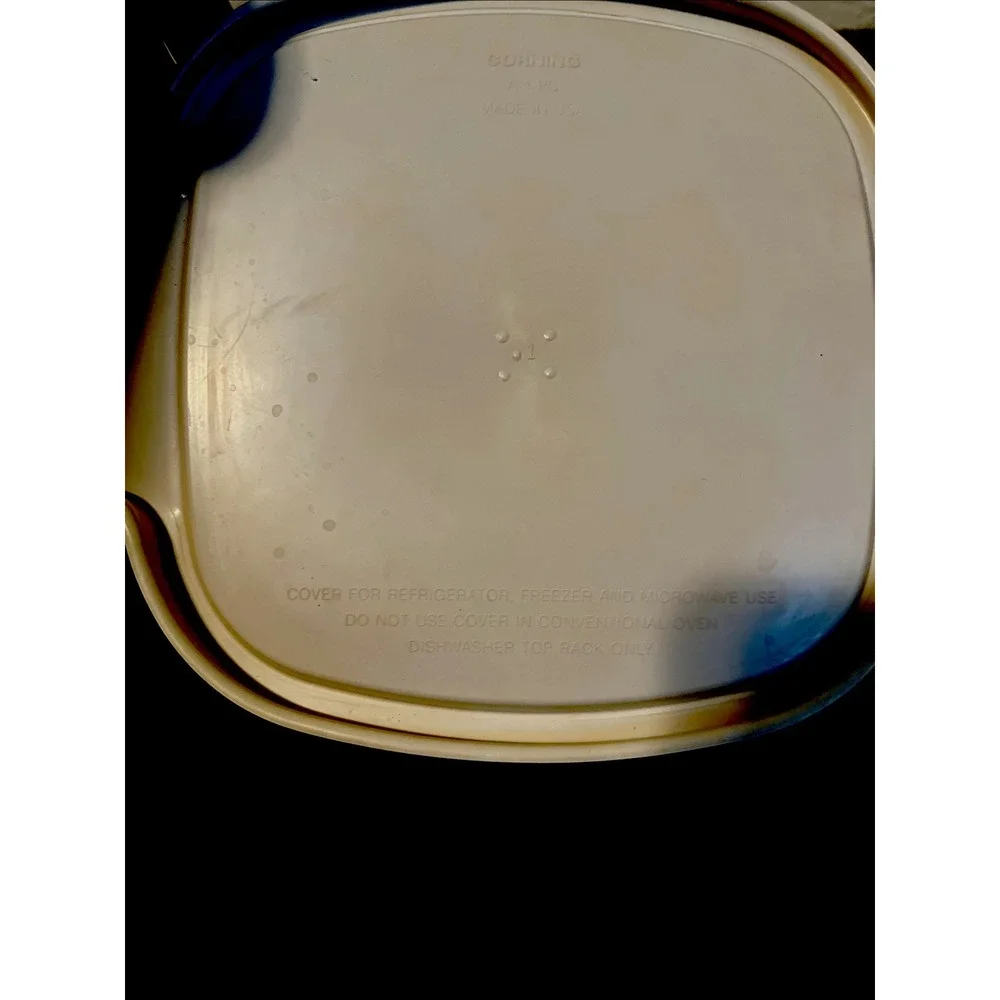 Corning Ware Blue Cornflower P-1-B Casserole Dish 1 QT With Microwaveable Lid